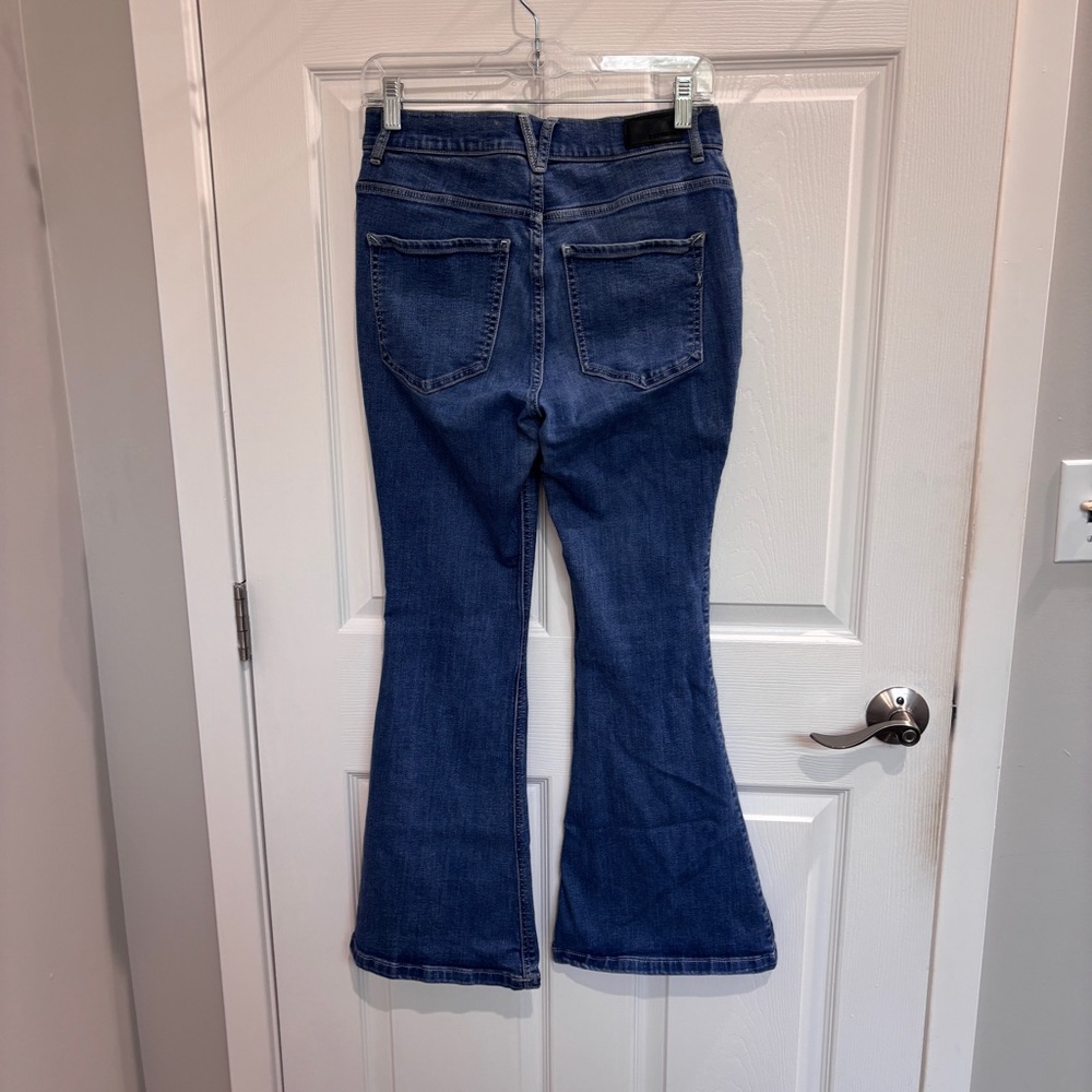 Express bell flare high rise jeans - Picture 4 of 8